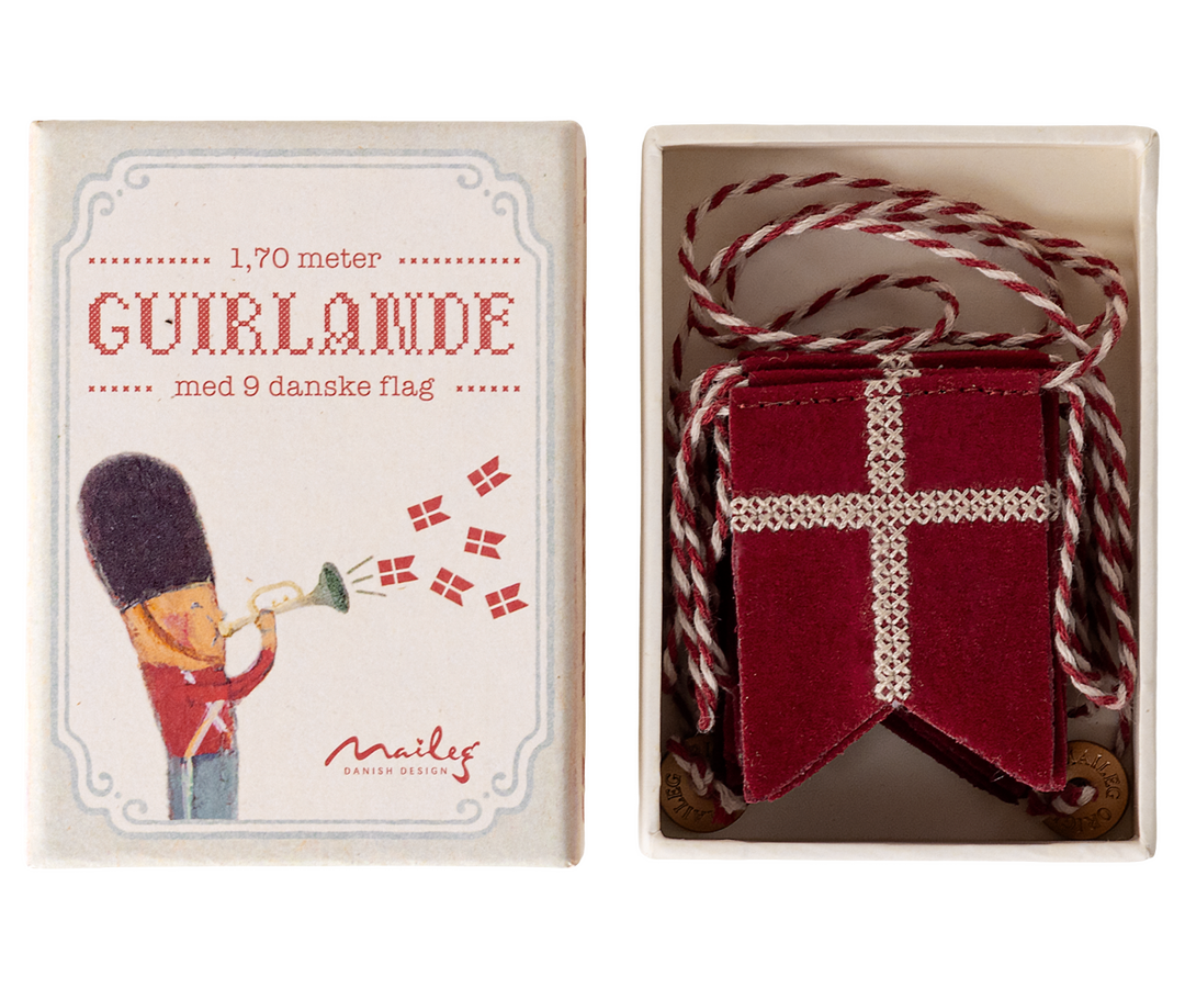 Maileg - Dannebrog, Flagguirlande -