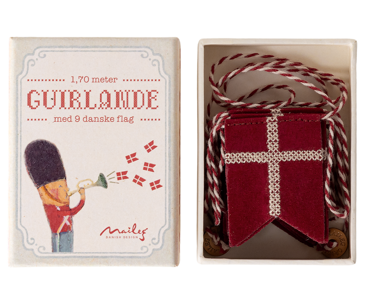 Maileg - Dannebrog, Flagguirlande -