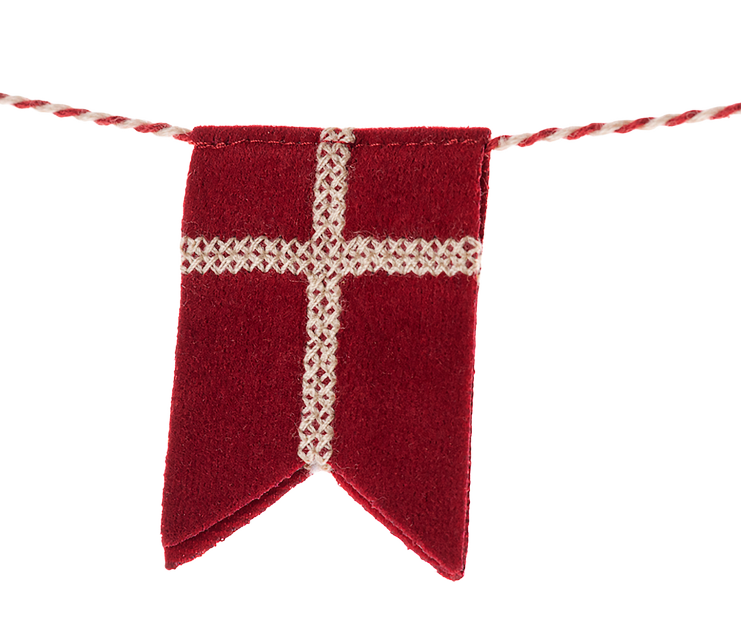 Maileg - Dannebrog, Flagguirlande -