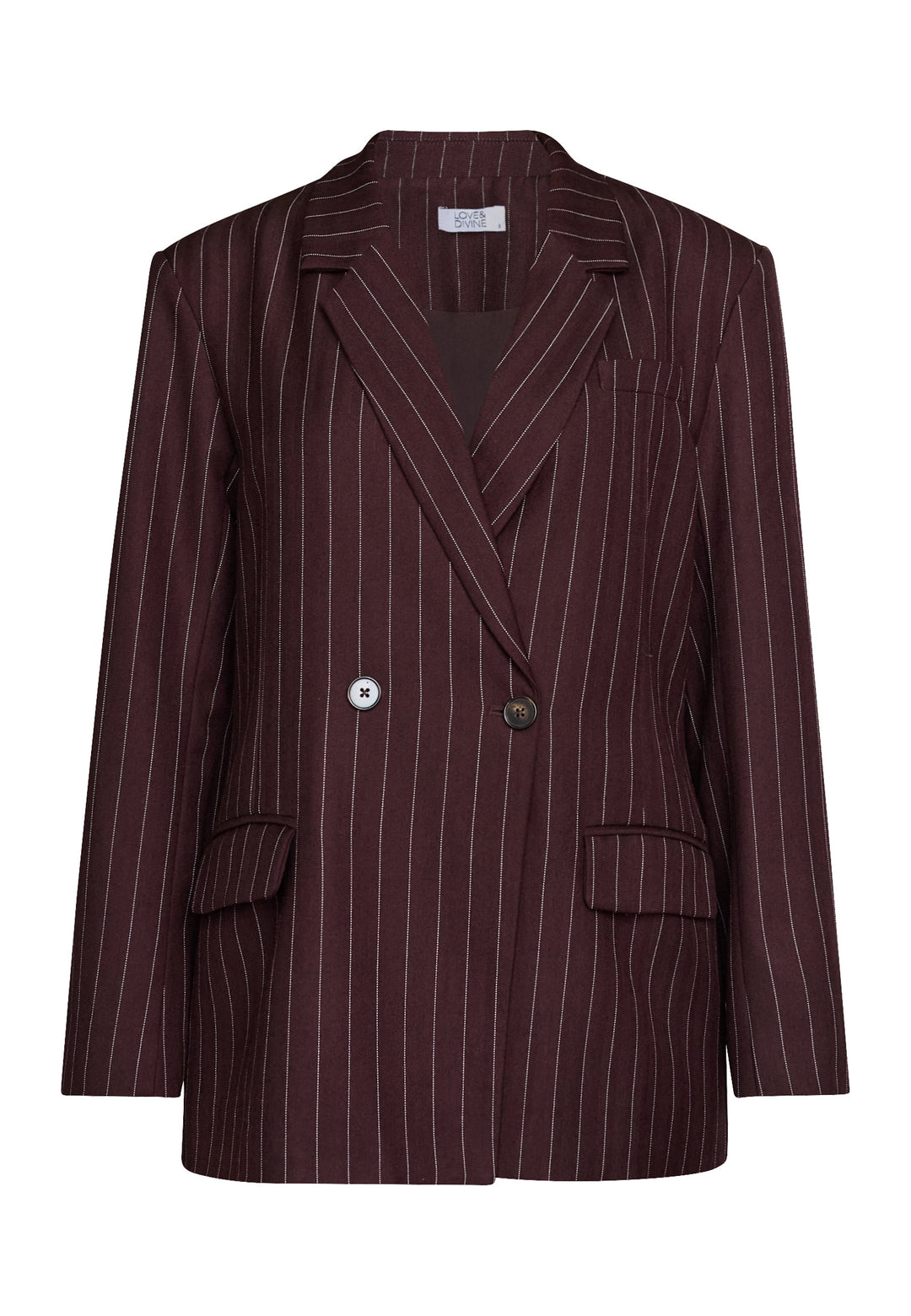 Love & Divine - Love1648 20306 - 834 - Brown Pinstripes