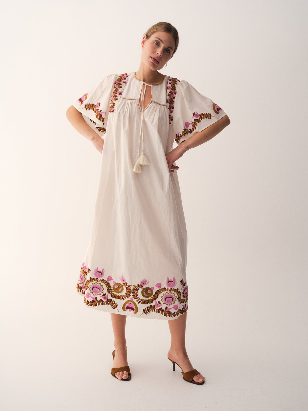 Gossia - Genago Dress G2868 - Off-White