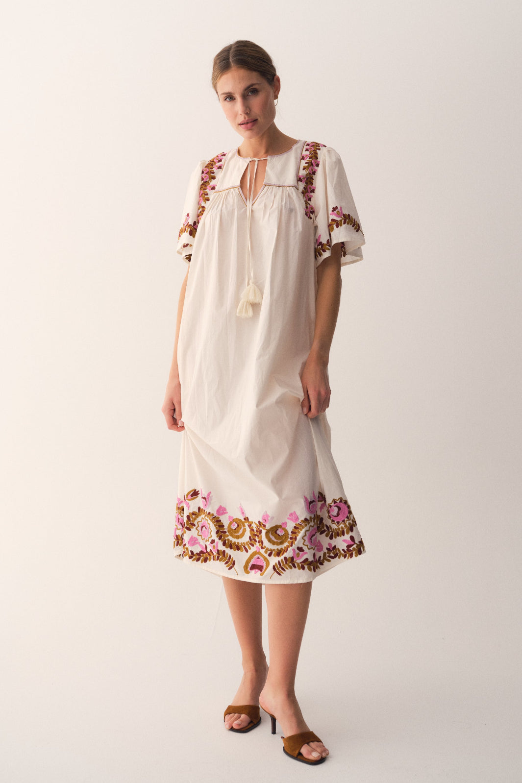 Gossia - Genago Dress G2868 - Off-White