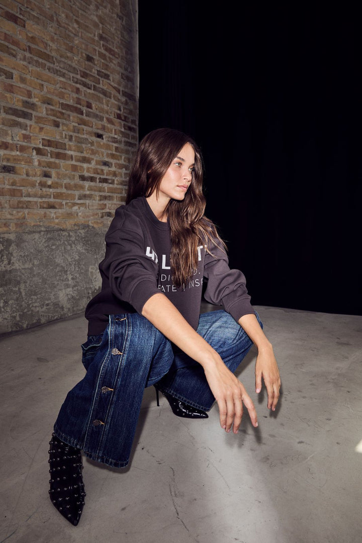 Haute L'Amitié - Denize Button Jeans HL10489 - Denim Blue