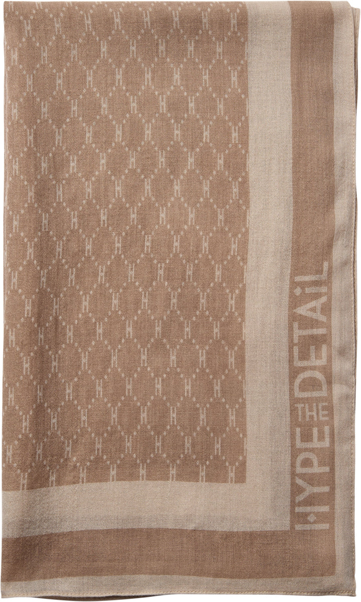 Hype The Detail - Scarf W/Logo 950-83 - 2 - Beige