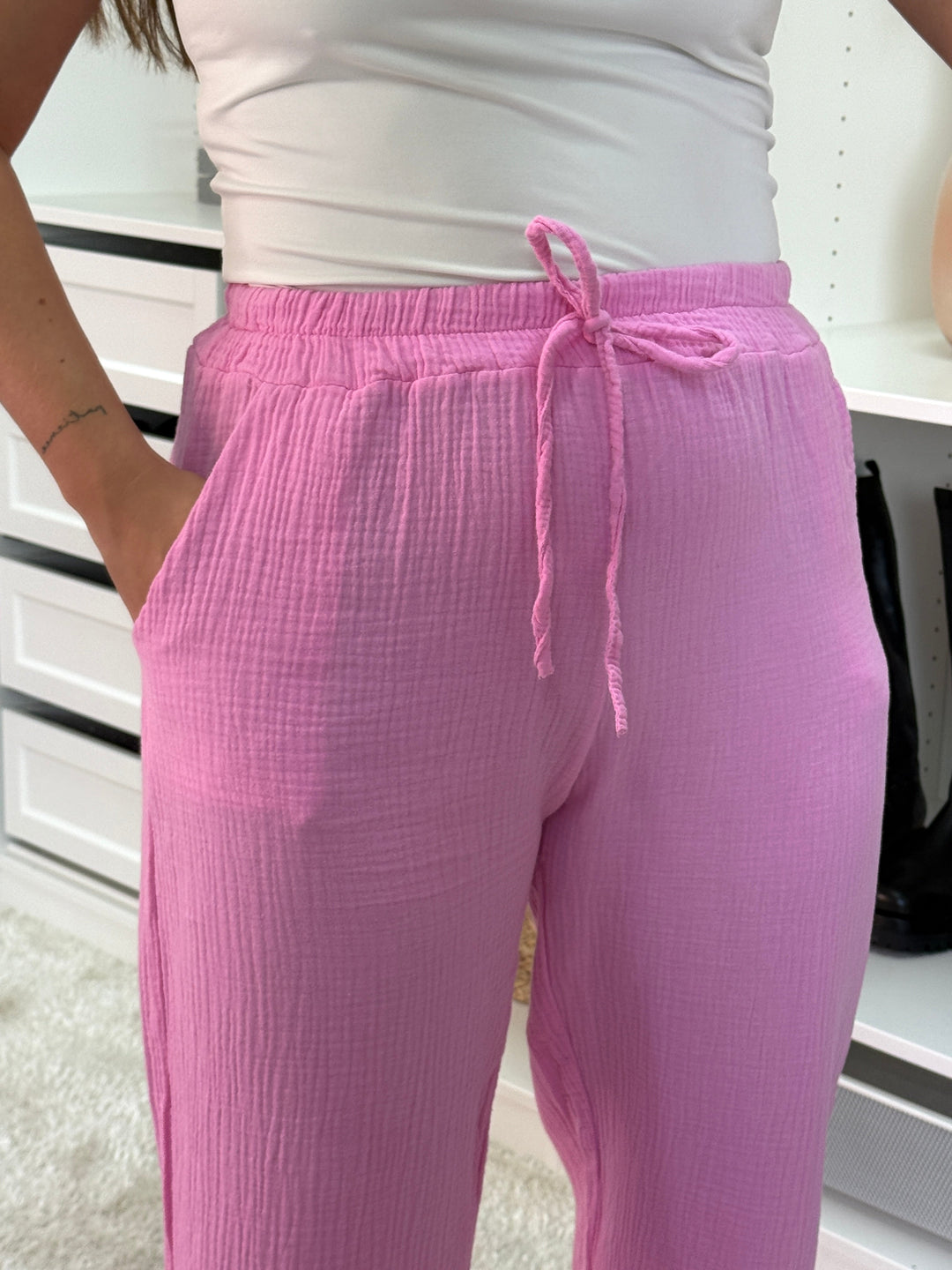 A-bee - Sonja Pants - Pink