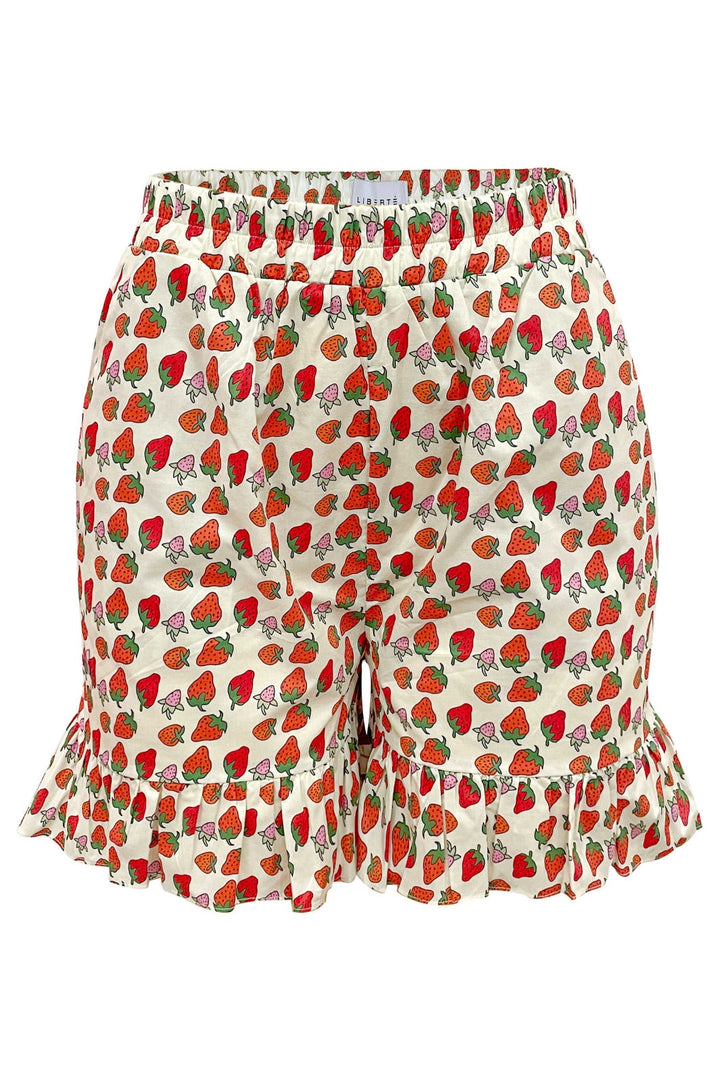 Liberte - Tia-Frill-Shorts 22221 - Strawberry