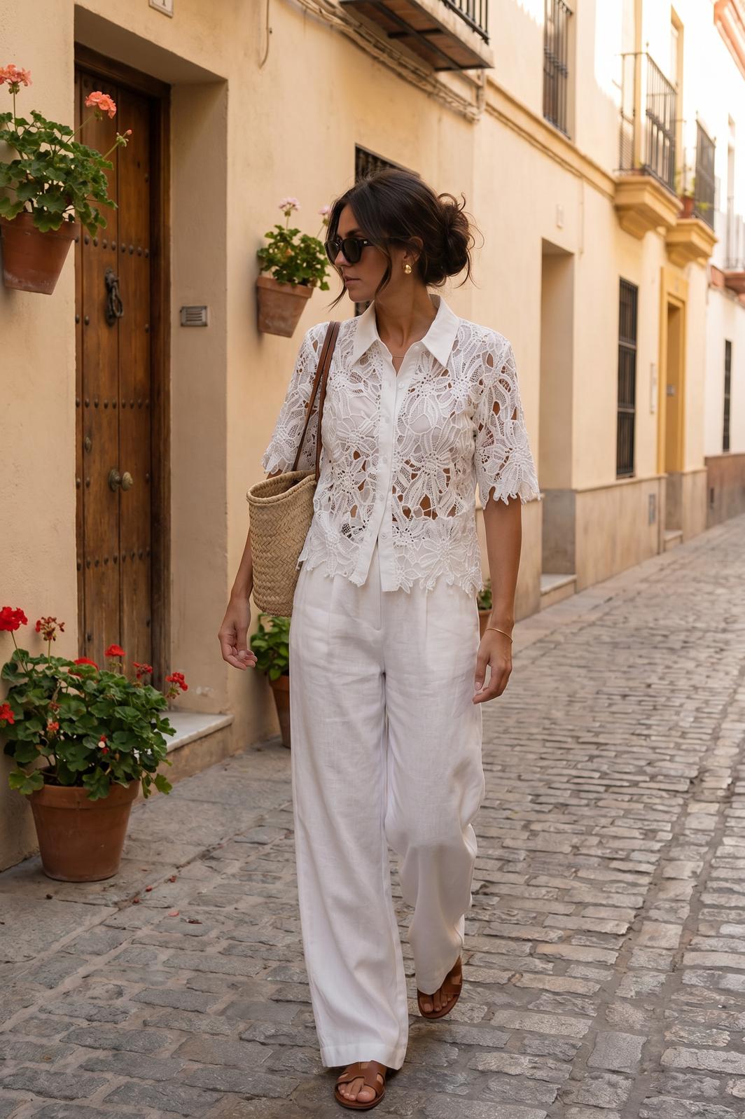 A-bee - Eliora Blouse - White
