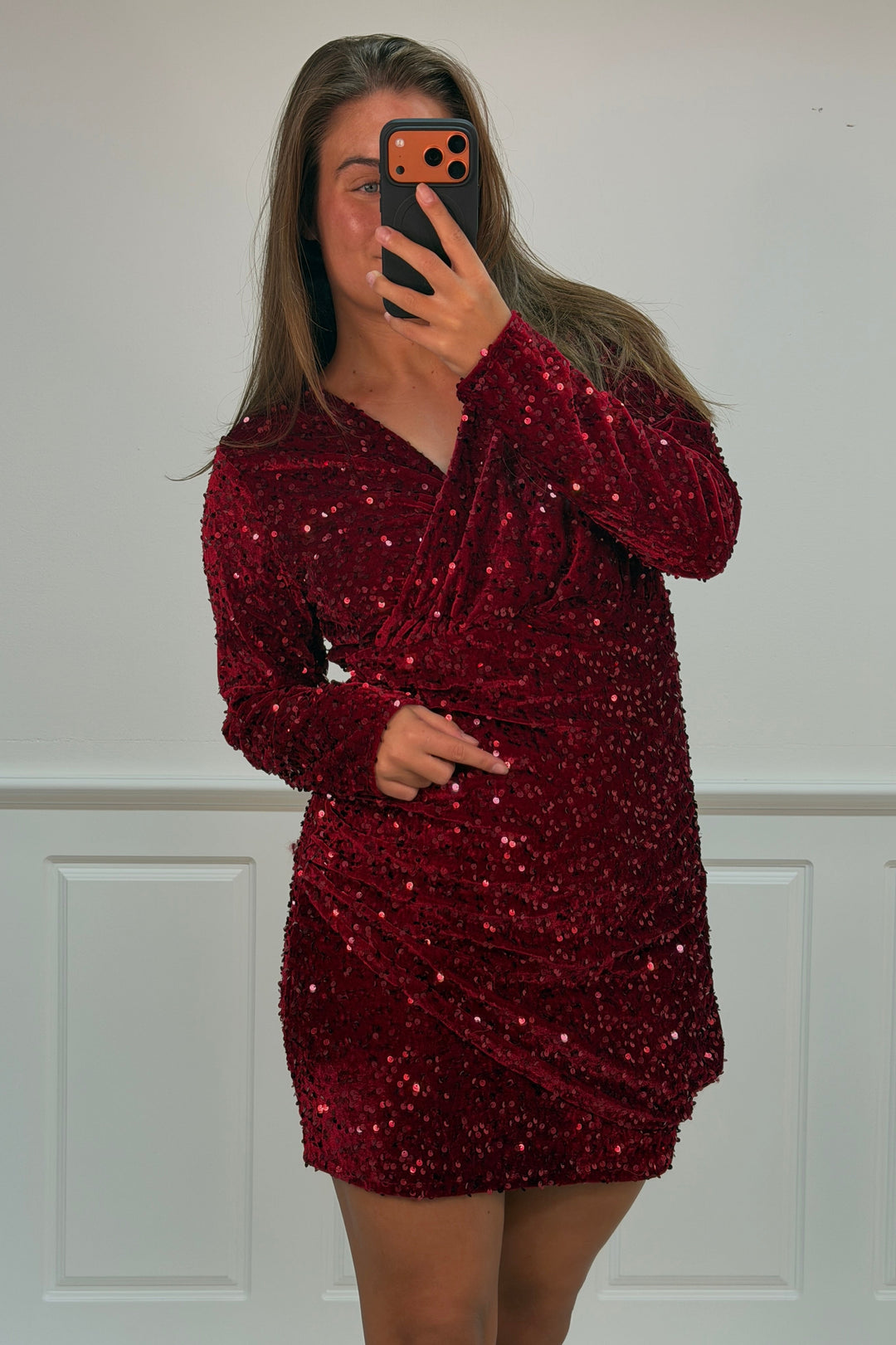 A-bee - Lorrainedress - Burgundy