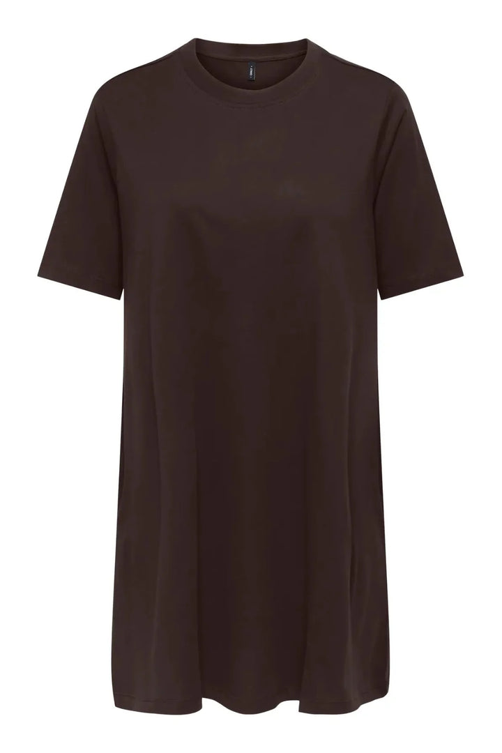 Only - Onlmara S/S Pocket Dress - 5047606 Chocolate Torte