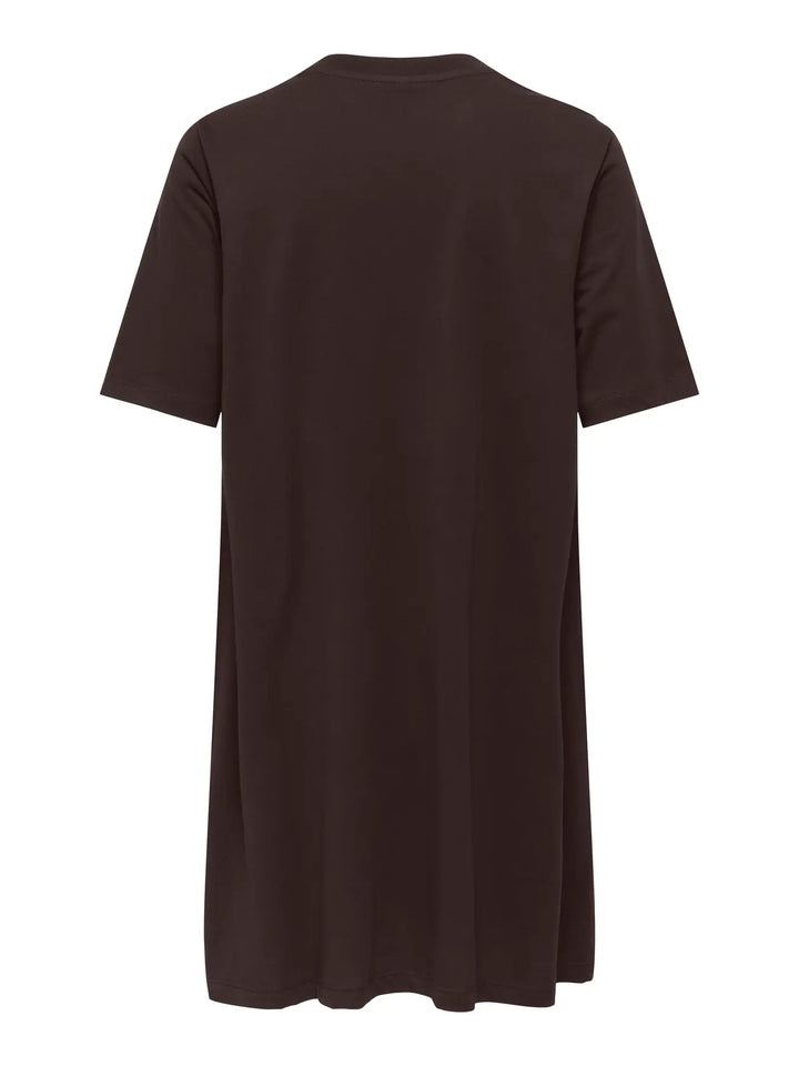 Only - Onlmara S/S Pocket Dress - 5047606 Chocolate Torte