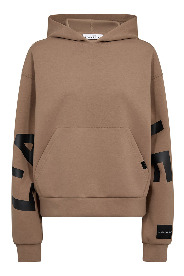 Haute L'Amitié - Maxi Split Hoodie HL10663 - Walnut
