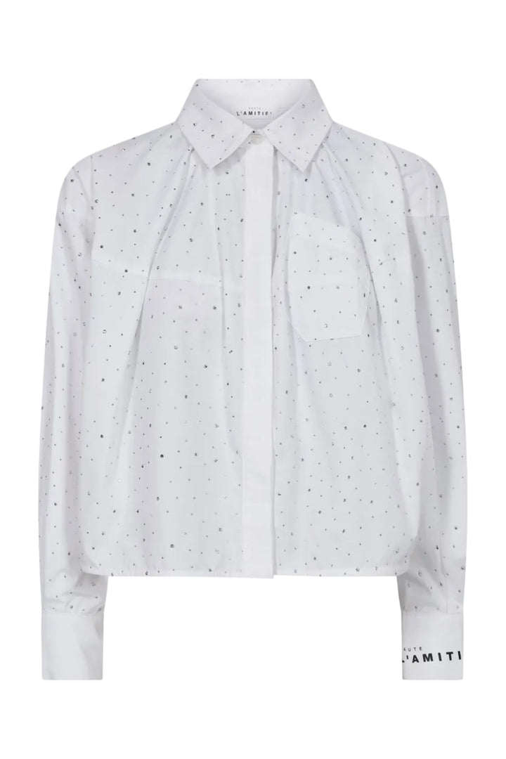 Haute L'Amitié - Sophie Plain Stone Shirt Hl10956 - White