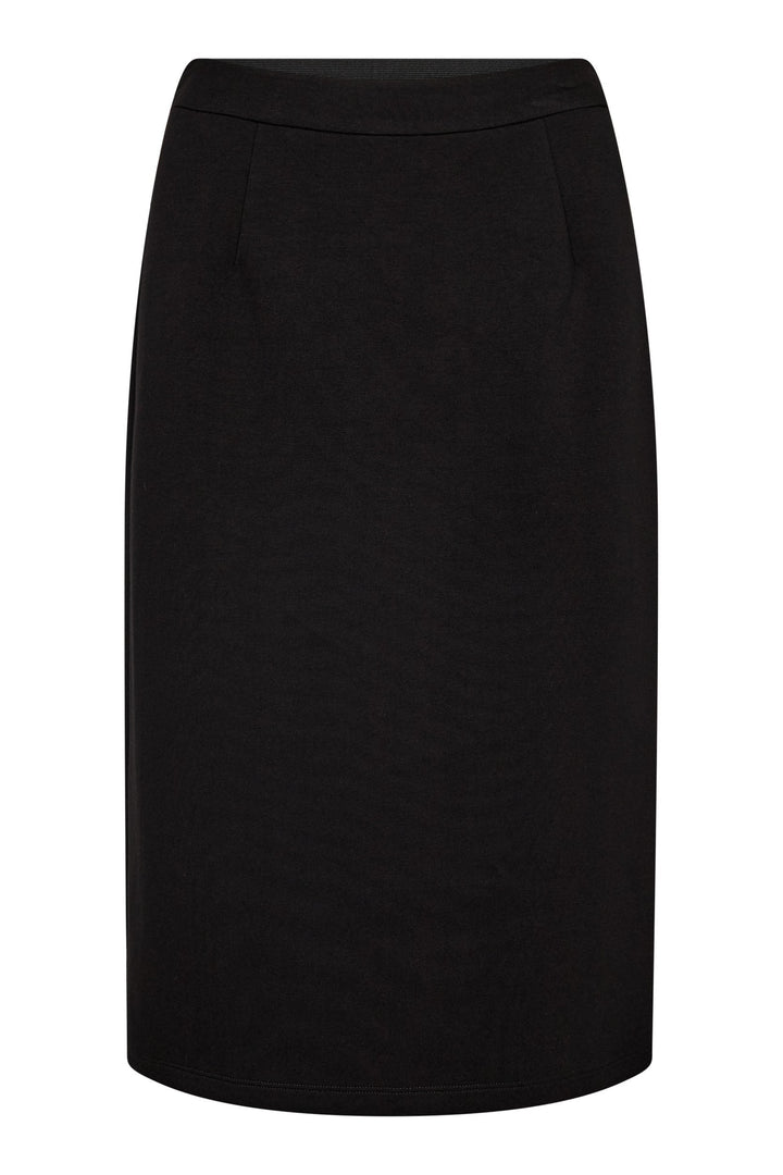 Haute L'Amitié - Maxi Split Pencil Skirt Hl10983 - Black
