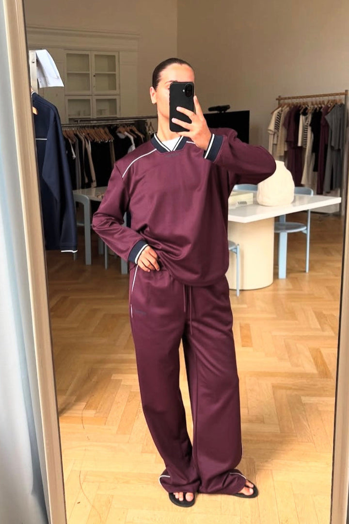 Modström - Utopiamd Ls T-Shirt 59041 - 8854 - Wineberry