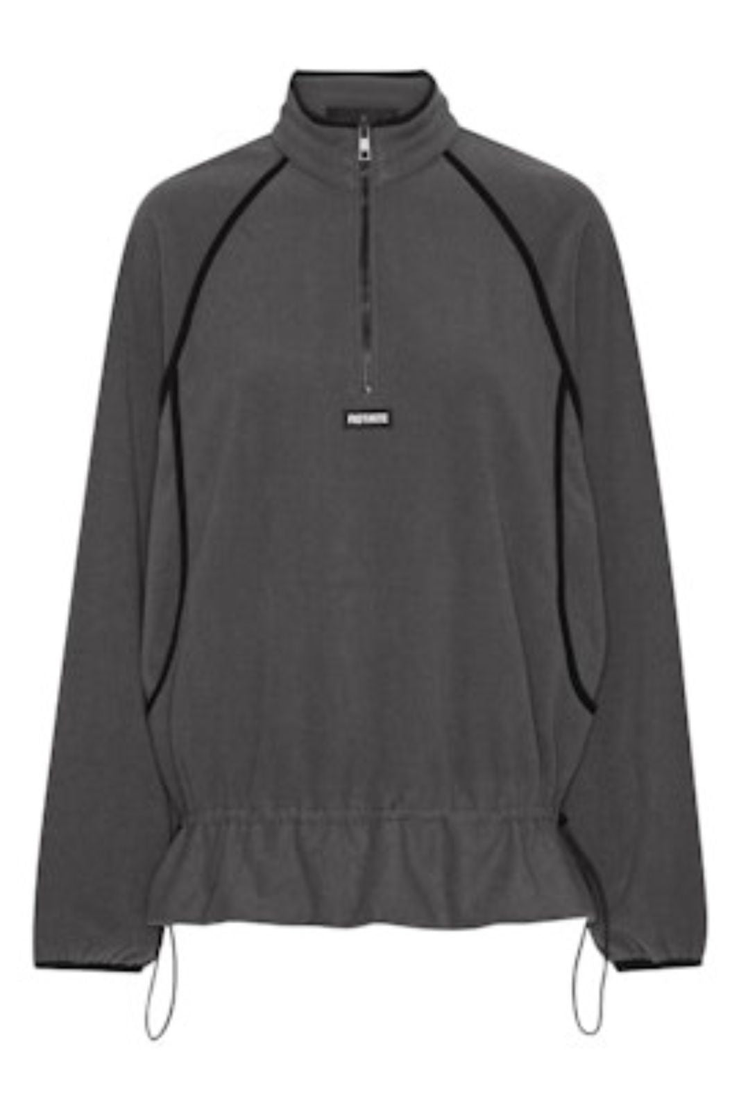 Rotate - Fleece Half Zip Jacket 1153681205 - 1205 Gray Pinstripe