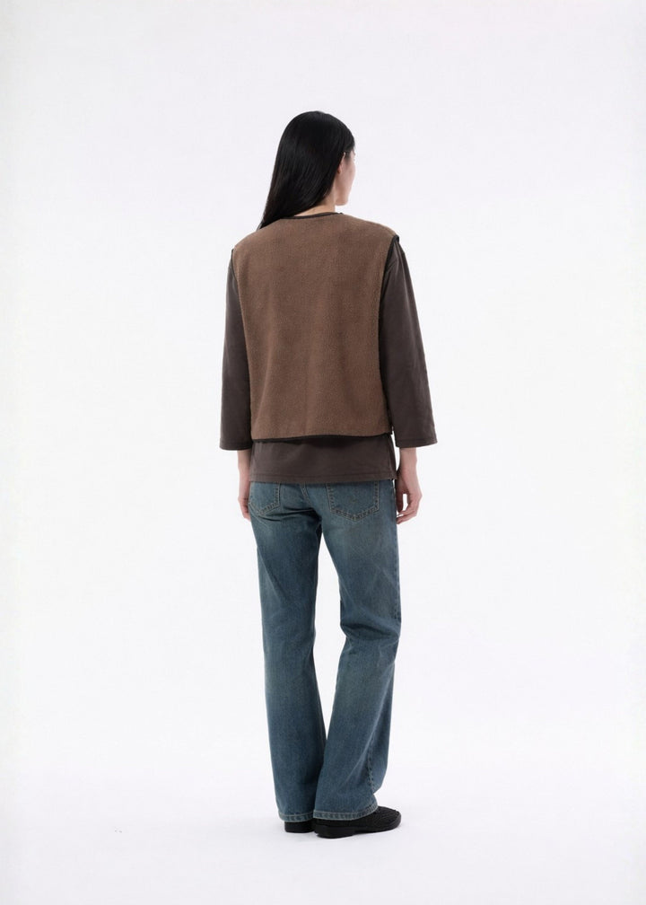ModströM - Badramd Vest 59239 - 5584 - Chocolate Chip
