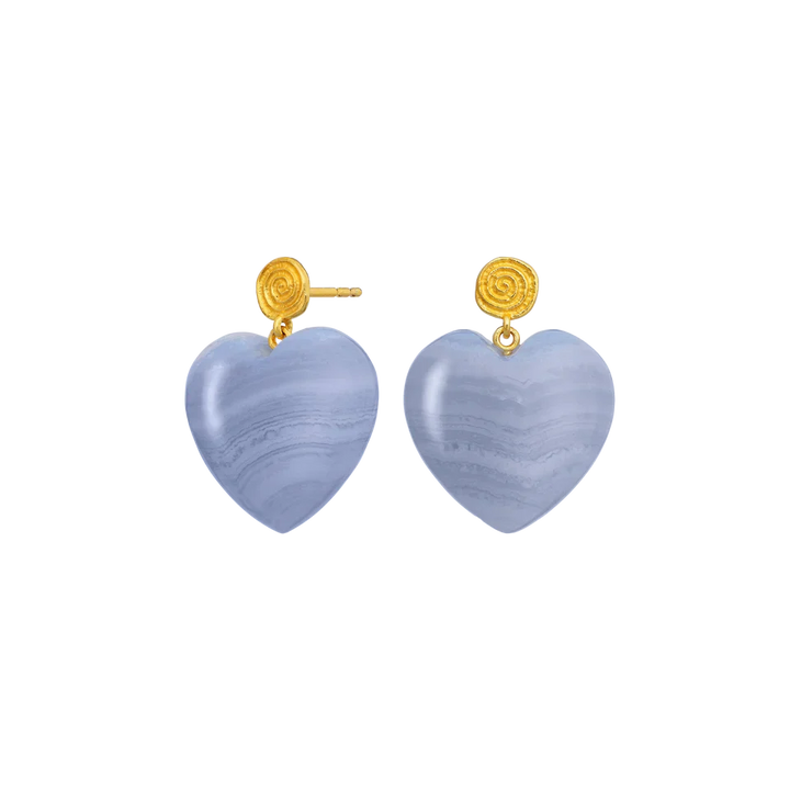 Maanesten - Penny Blue Lace Earrings - 10130a