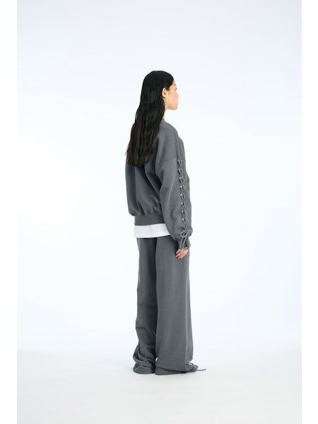 Rotate - Lacing Sweatpants 1143891205 - 1205 Gray Pinstripe