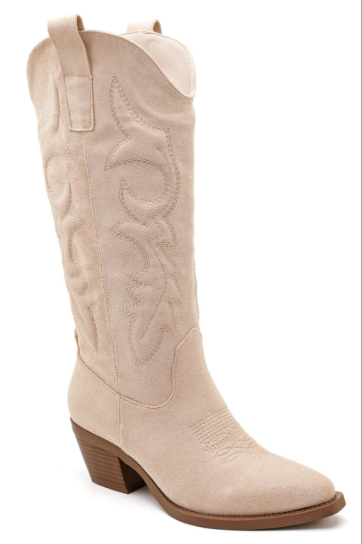 Bloom - Delphinium Boots - Beige