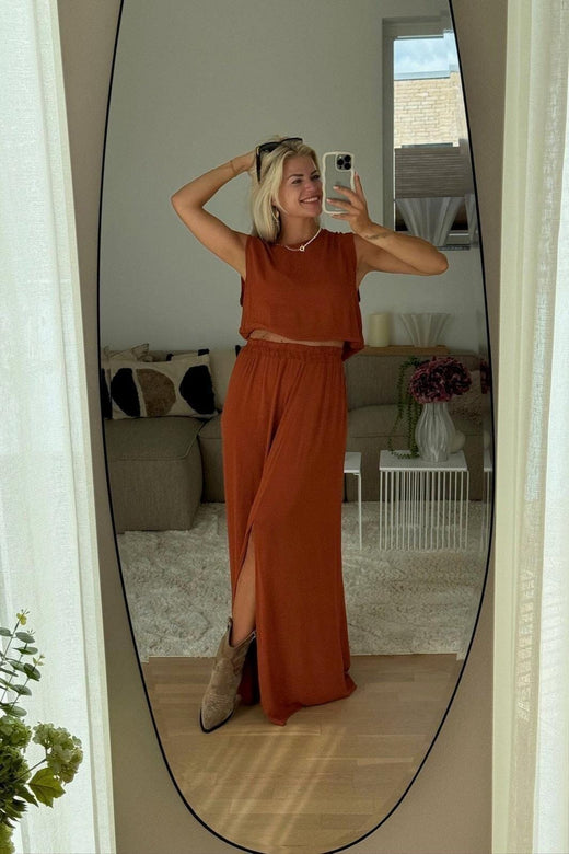 A-bee - Ava Top - Rust Toppe 