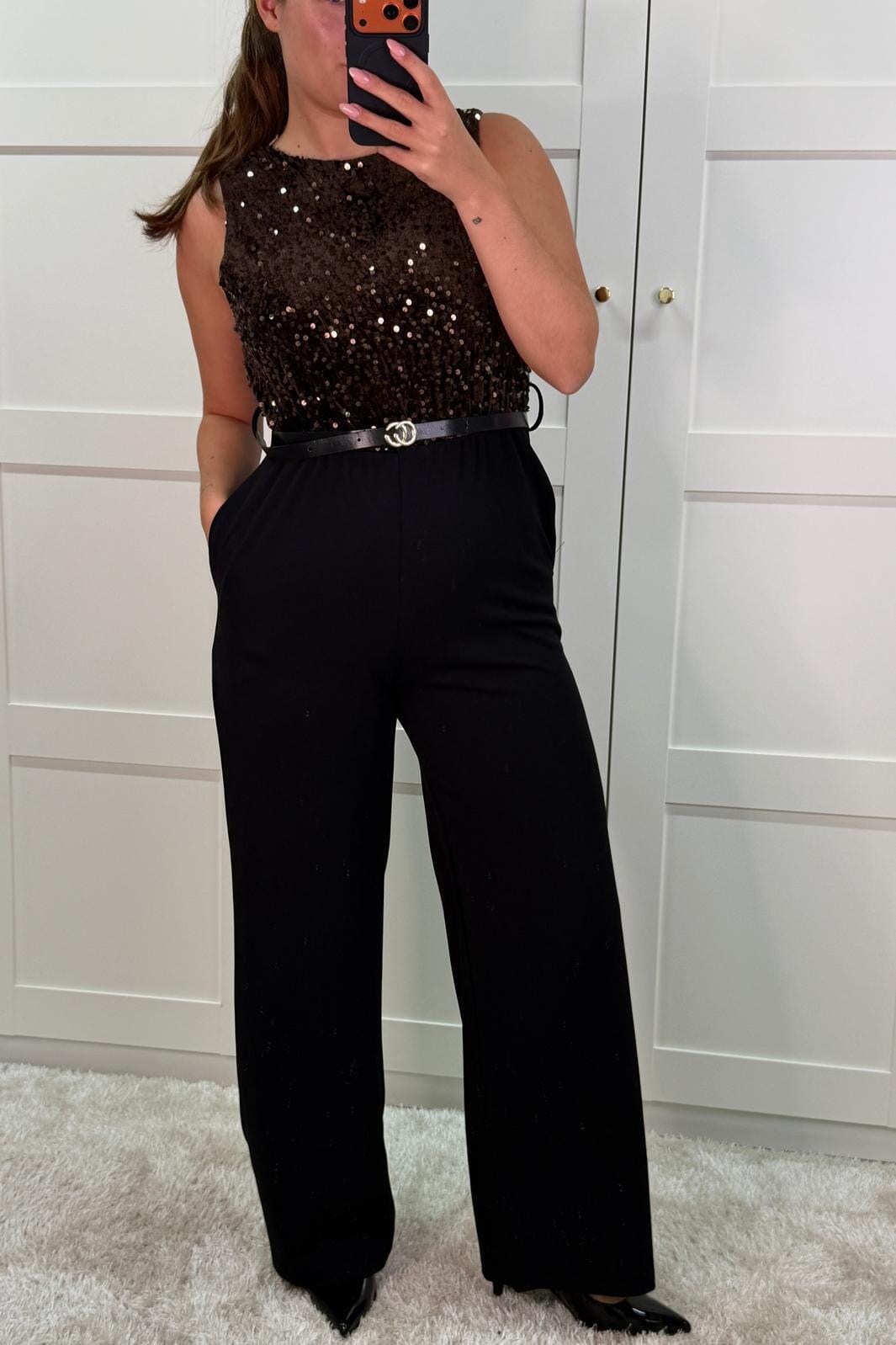 A-bee - Carina Jumpsuit - Dark Maroon Buksedragter 