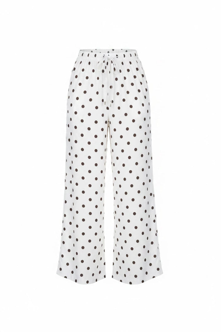 A-Bee - Delara Pants - White Bukser 