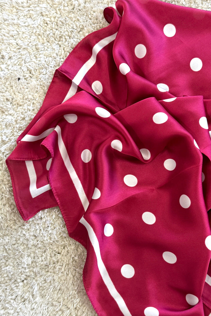 A-bee - Elin Scarf - Red Tørklæder 