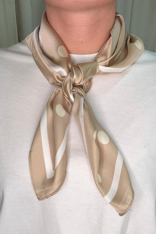 A-bee - Elin Scarf - Taupe Tørklæder 