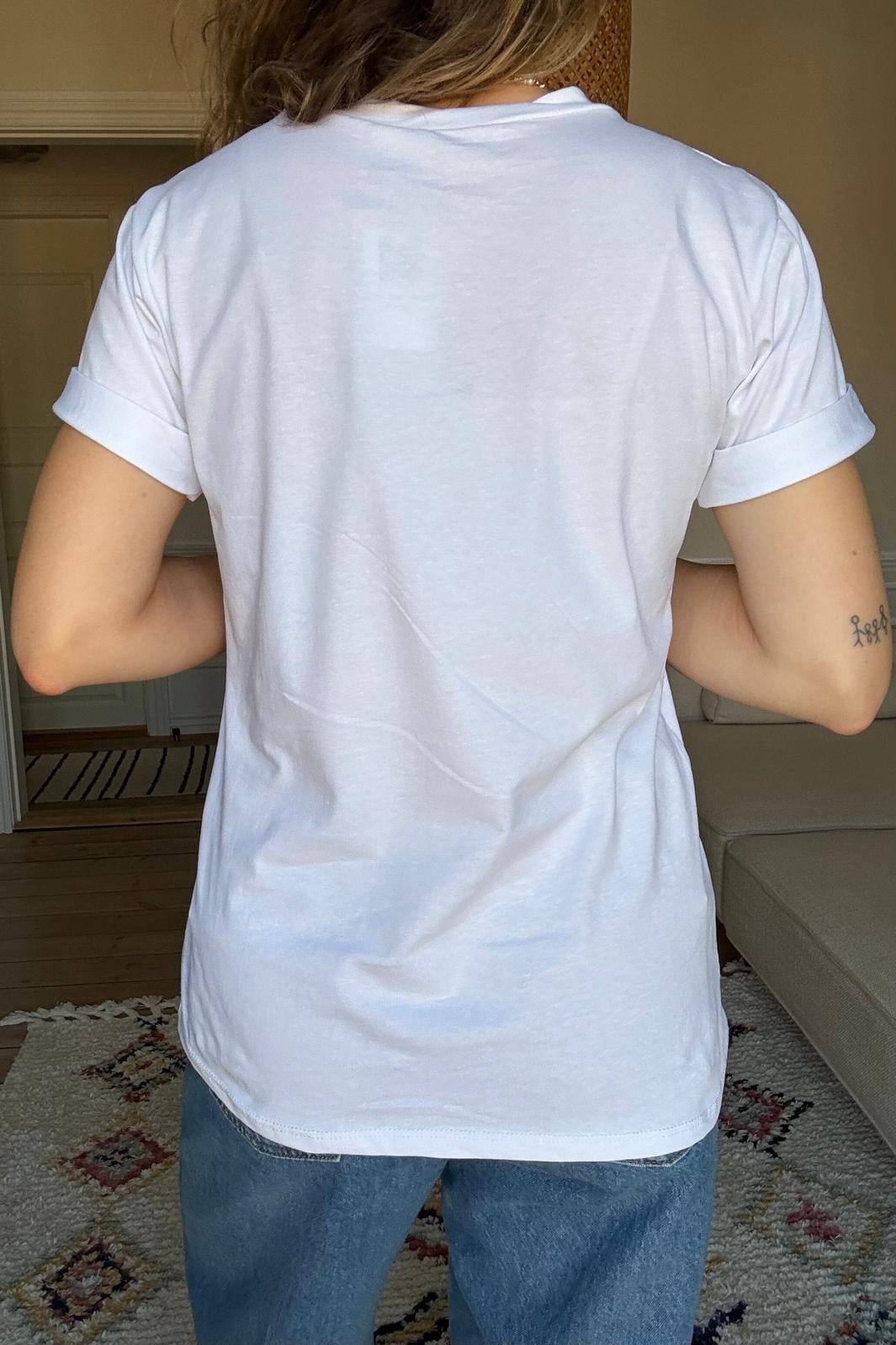 A-bee - Ellen - White T-shirts 