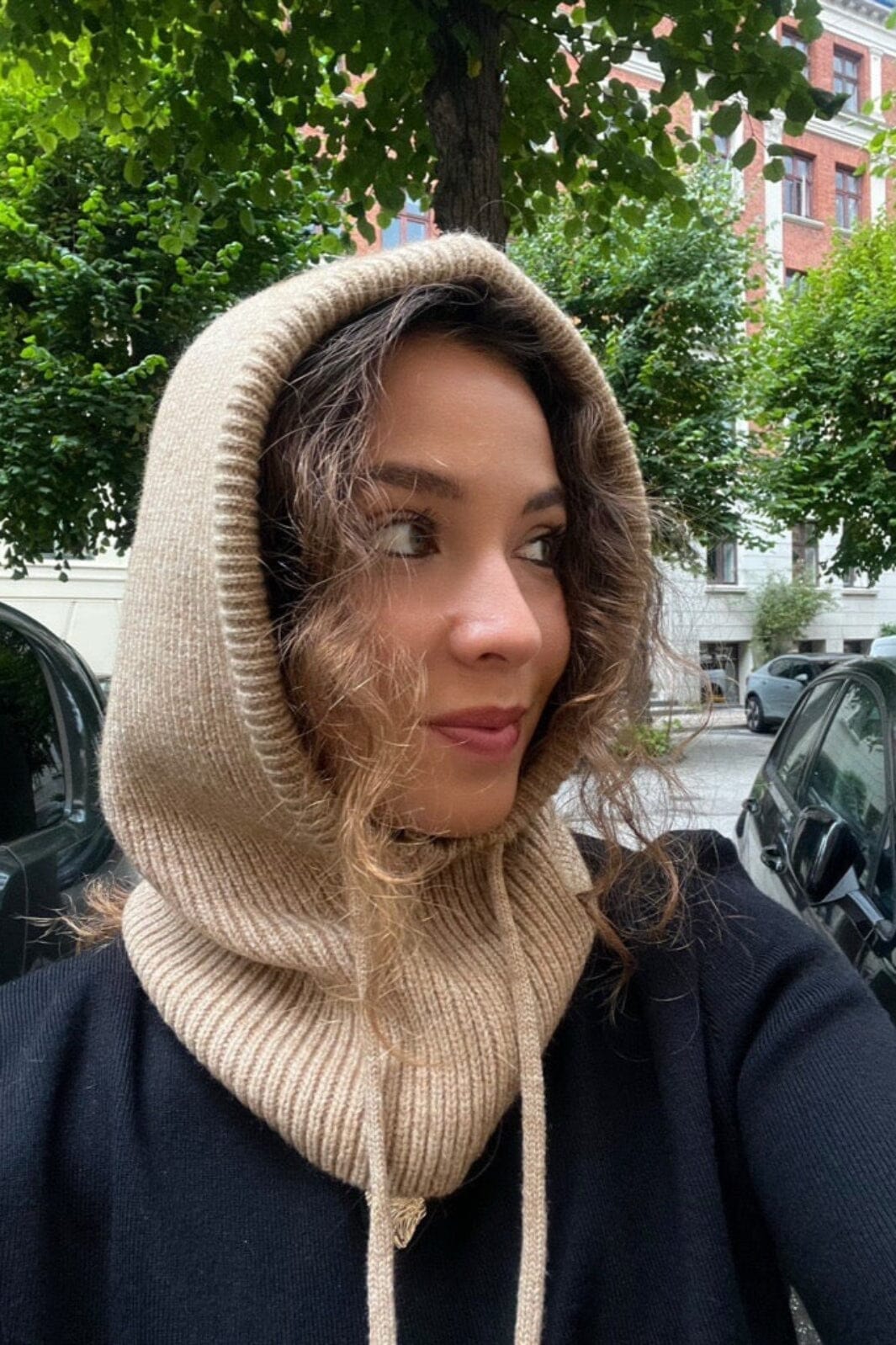 A-bee - Helena Balaclava - Taupe Elefanthuer 