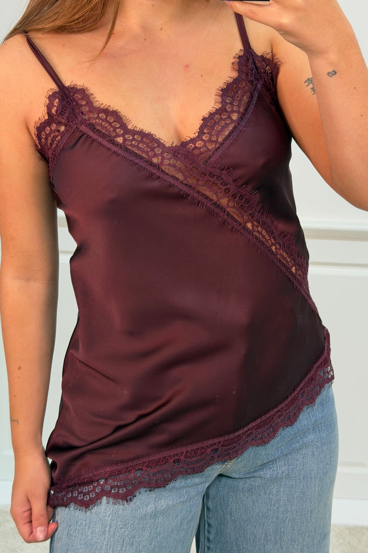 A-bee - Ivanka top - Plum Toppe 