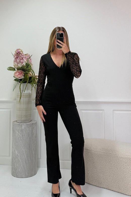 A-bee - Janelle Jumpsuit - Black Buksedragter 