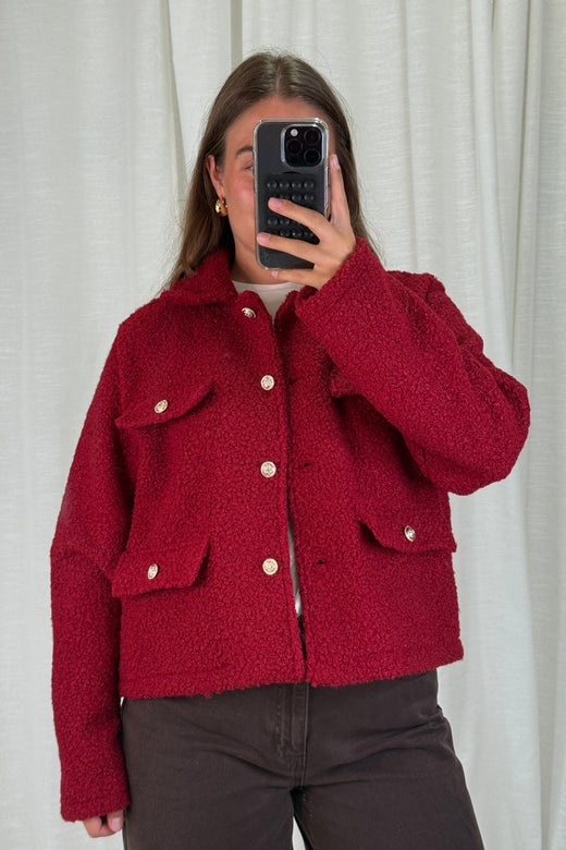 A-bee - Jasmin Jacket - Burgundy Jakker 