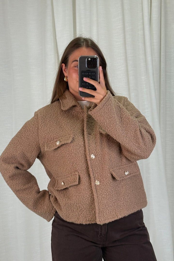 A-bee - Jasmin Jacket - Camel Jakker 