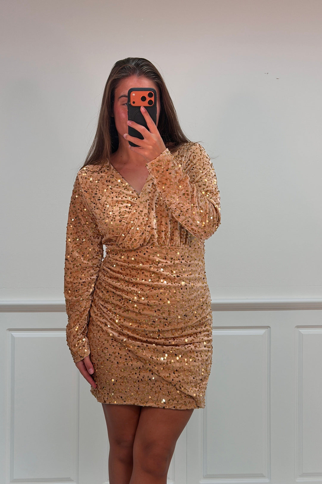 A-bee - Lorrainedress - Gold Kjoler 