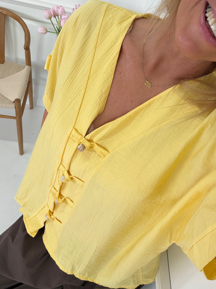 A-Bee - Lyra Shirt - Yellow Skjorter 