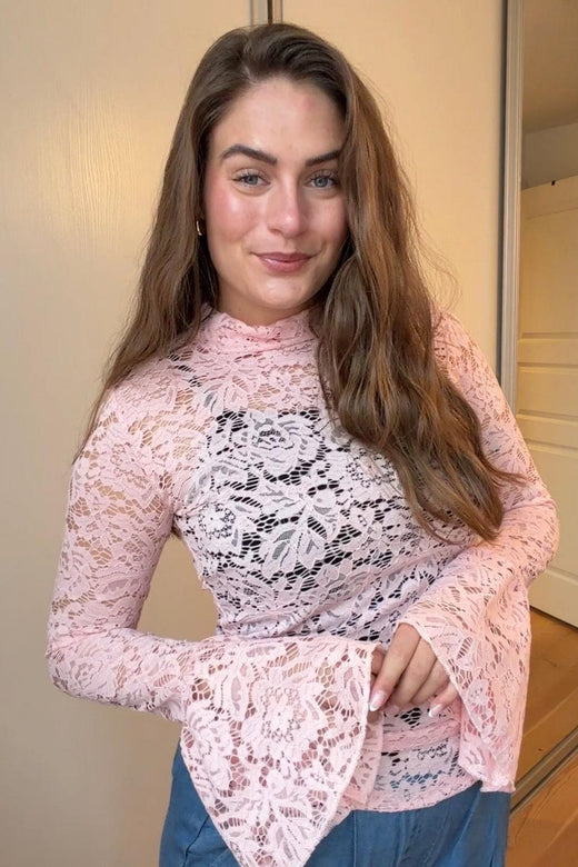 A-bee - Magalieblouse - Salmon Bluser 