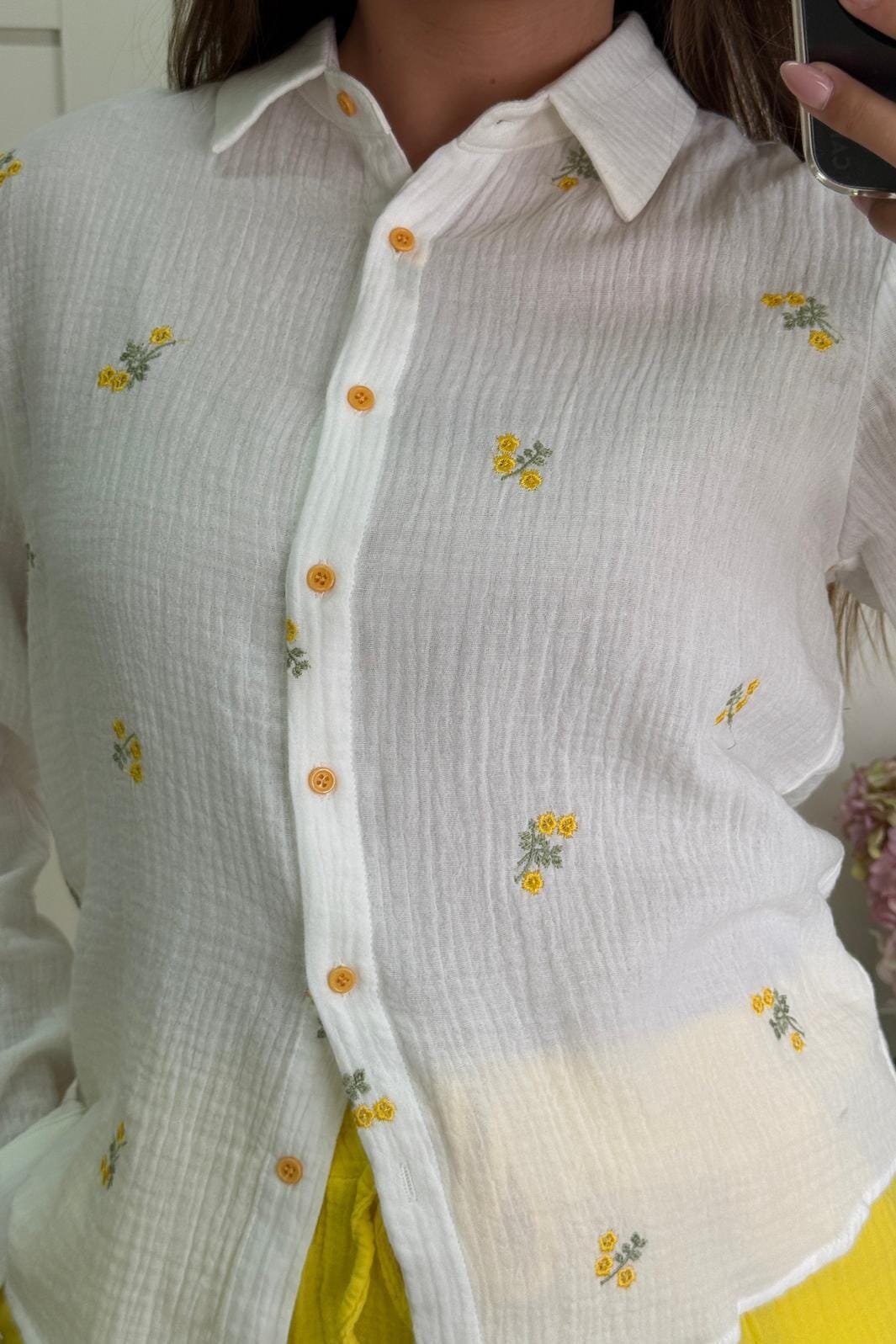 A-bee - Martha Skjorte - White Skjorter 