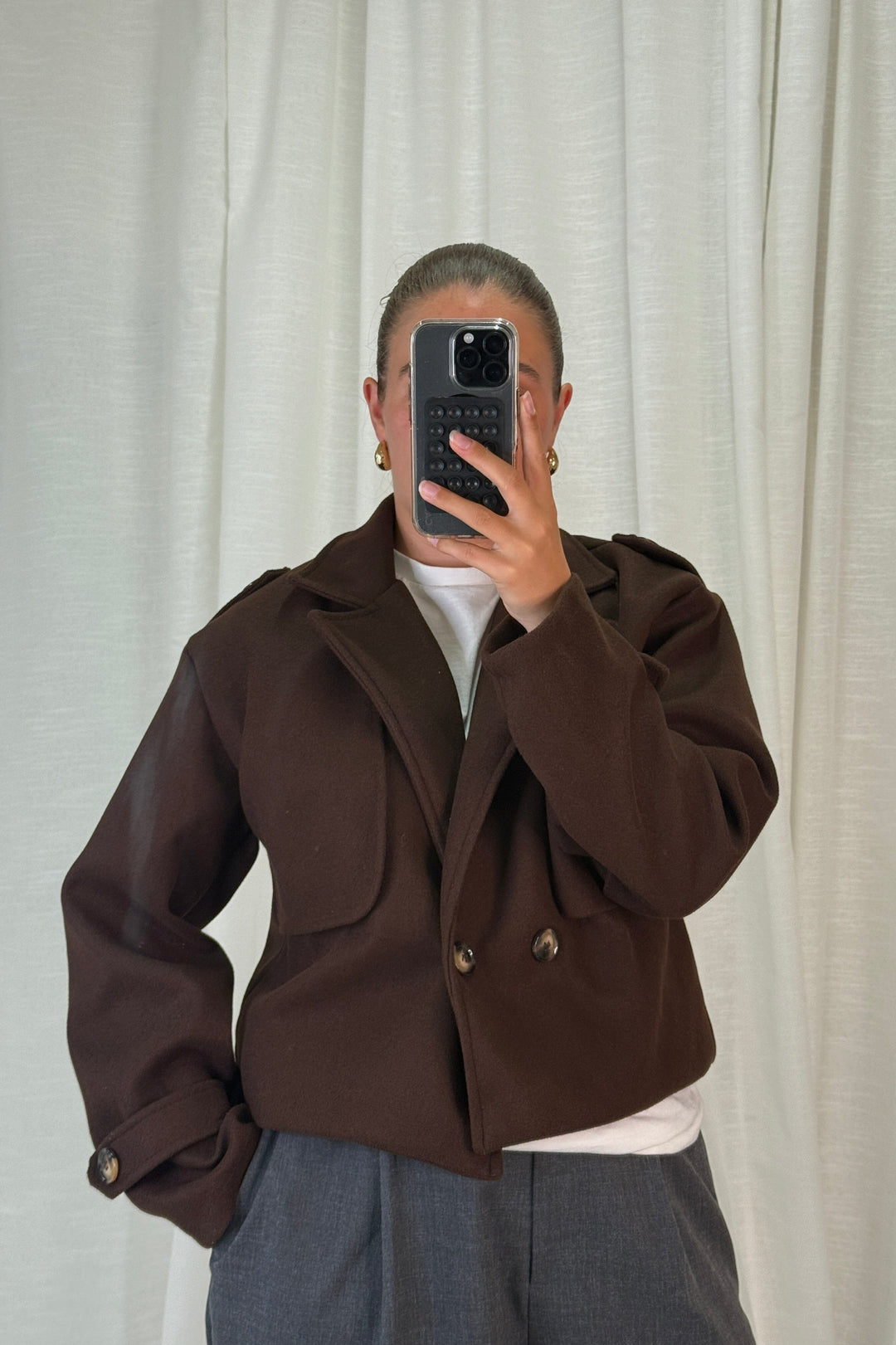 A-bee - Naomi Jacket - Dark Maroon Jakker 