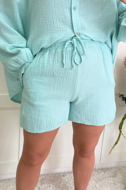 A-bee - Nelly Shorts - Aqua Marine Shorts 