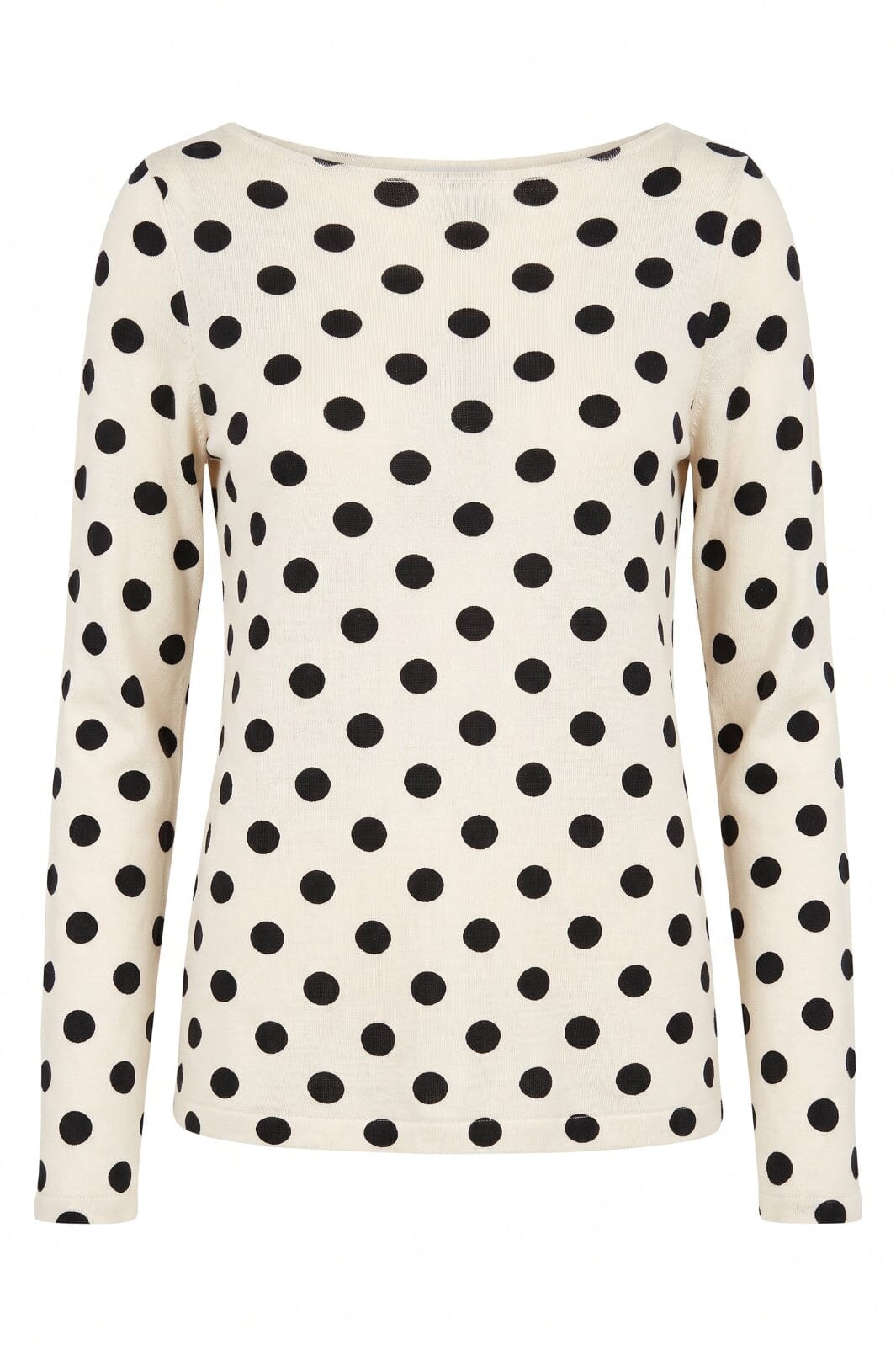 A-Bee - Poppy 97201 - Cream With Black Polka Dot Bluser 
