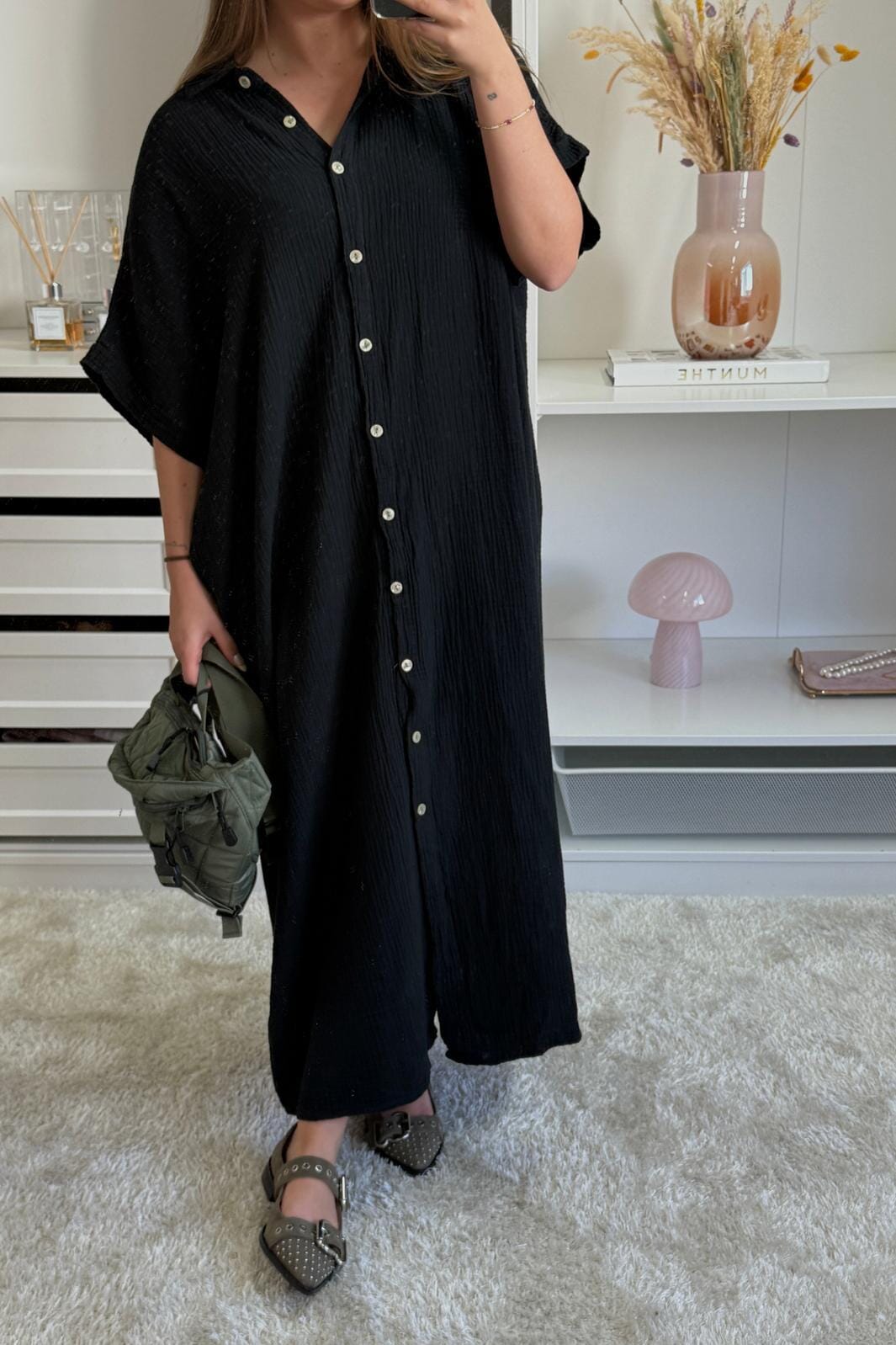 A-bee - Selma Dress - Black Kjoler 