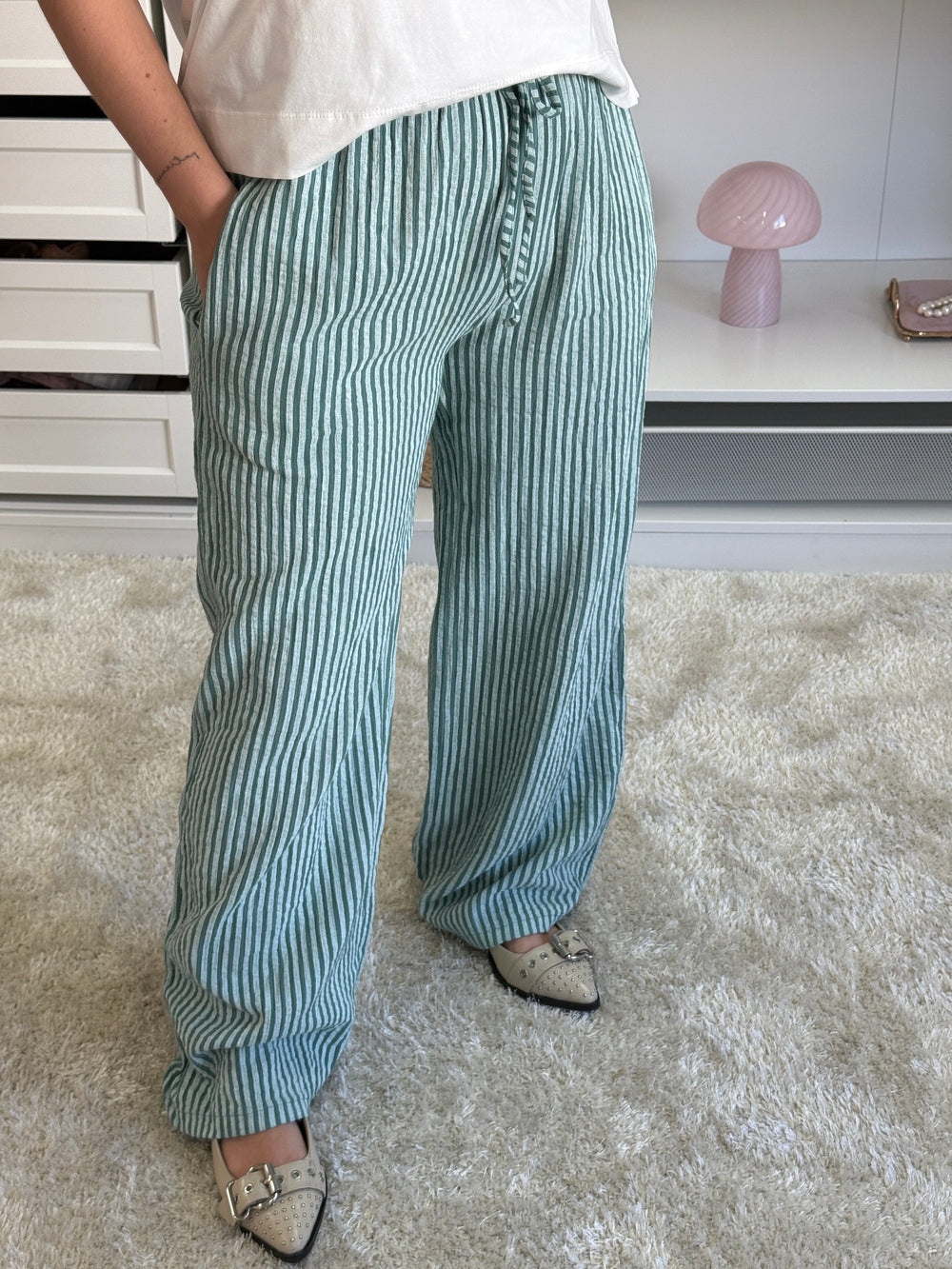 A-bee - Stella Pants - Celadon Bukser 