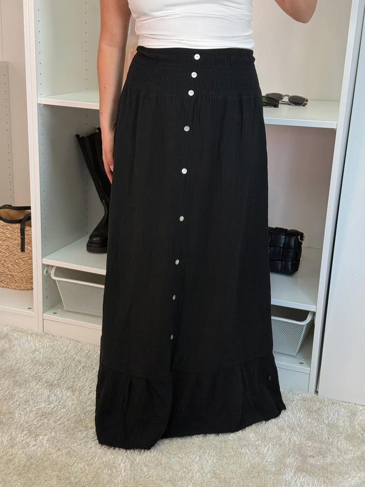 A-bee - Stine Skirt - Black Nederdele 