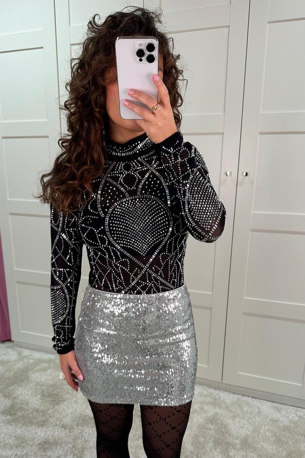 A-bee - Vivienne Bodysuit - Black Bluser 