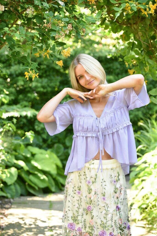 A-View - Eloise Blouse AV8015 - 301 - Lilac Bluser 