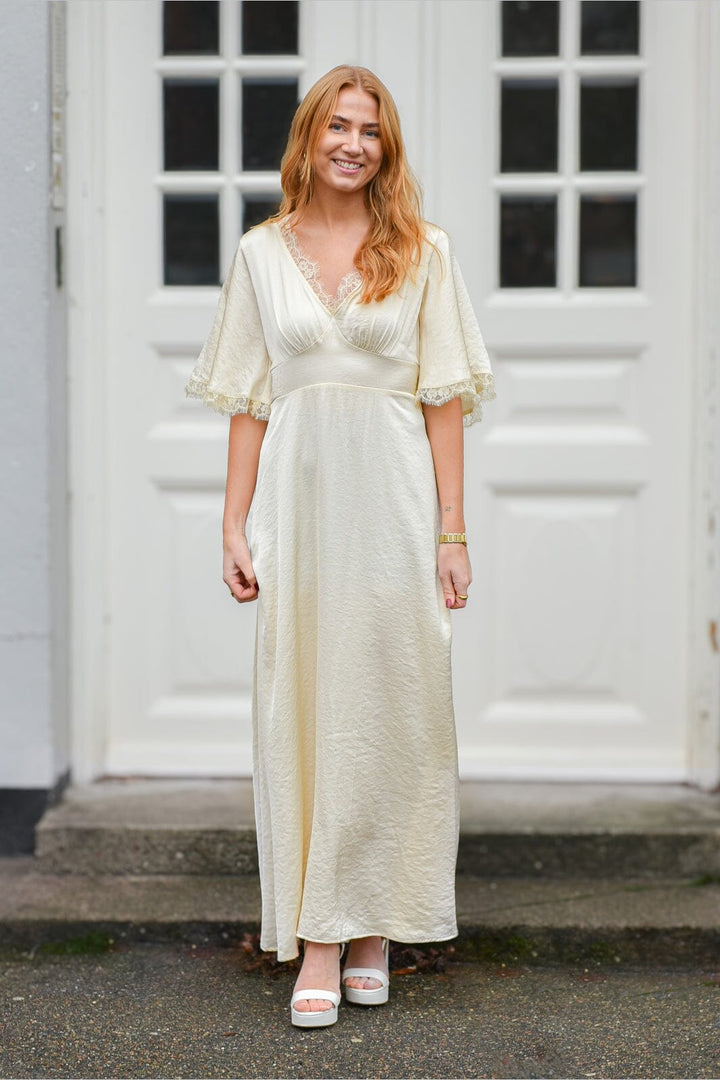 A-View - Flowy Dress AV8326 - 069 - Pale Yellow