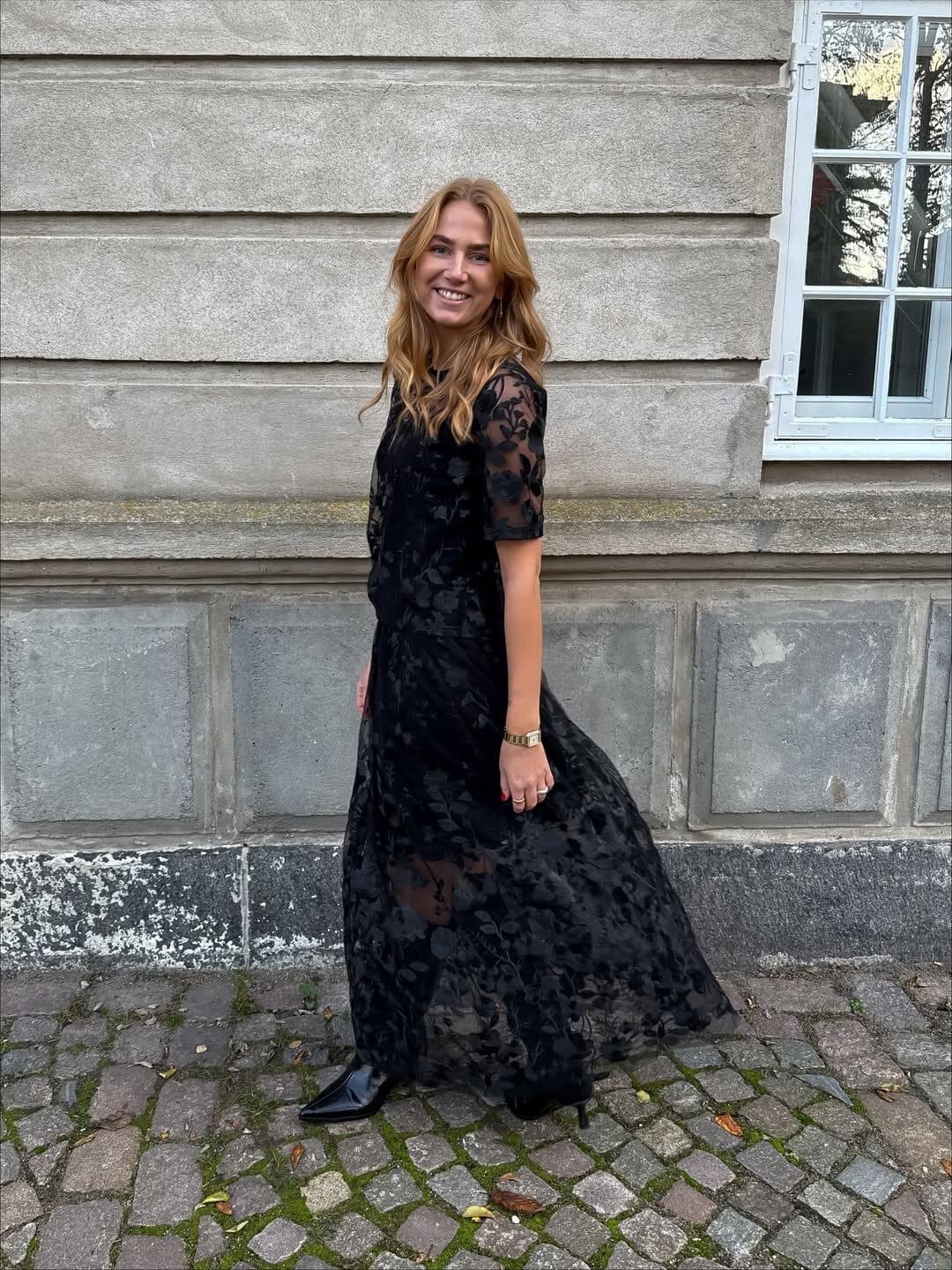 A-View - Fuschia Blouse AV4881 - 999 - Black Bluser 