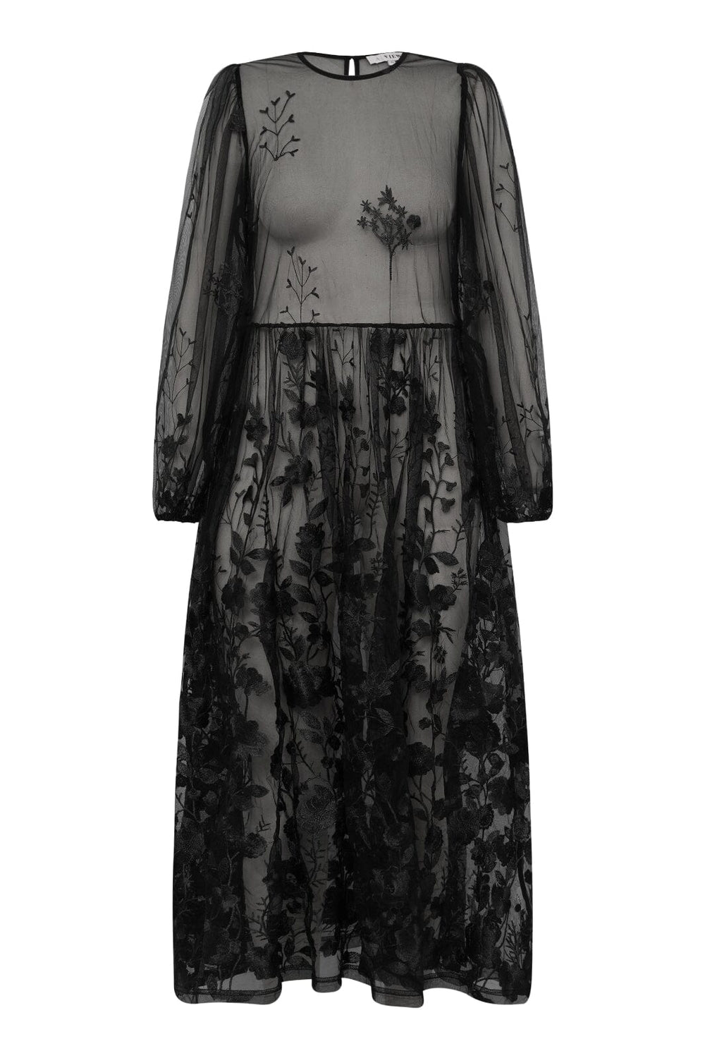 A-View - Fuschia Dress AV4614 - 999 - Black Kjoler 