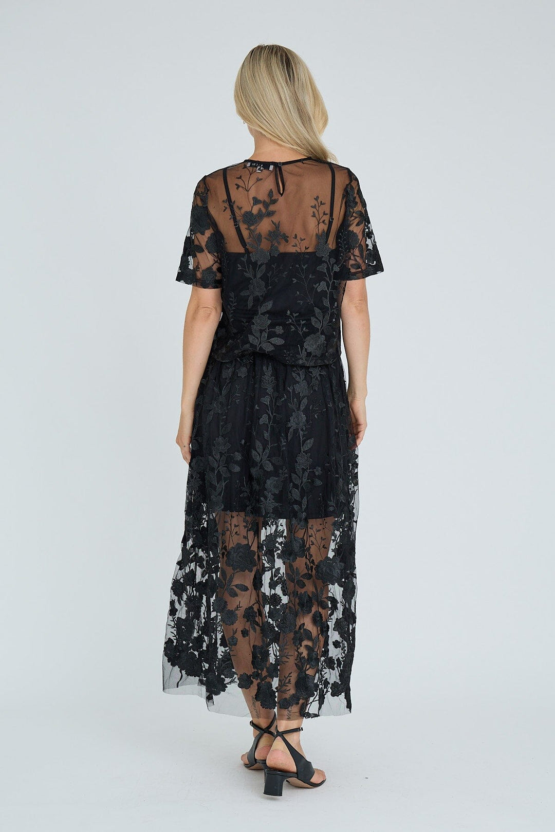 A-View - Fuschia Skirt AV4624 - 999 - Black Nederdele 